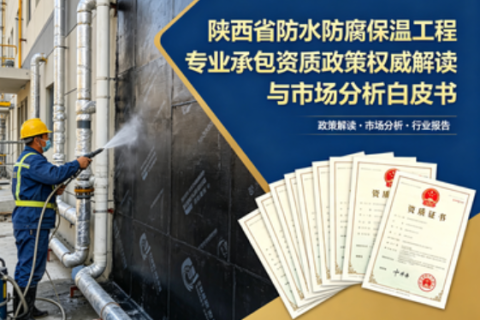 2026 陕西省防水防腐保温工程专业承包资质政策与办理要点