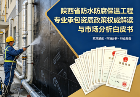 2026 陕西省防水防腐保温工程专业承包资质政策权威解读与市场分析白皮书_资质标准_办理流程_中俊企管官方发布