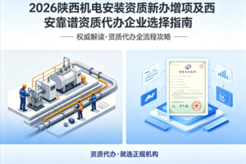 2026 陕西机电安装资质新办增项，西安靠谱资质代办企业怎么选