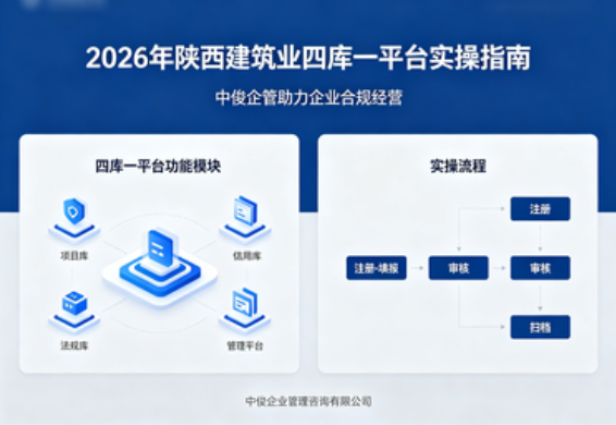 陕西省建筑业企业四库一平台操作全流程落地指南（2026 最新版）
