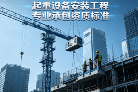 中俊企管：2026 起重设备安装专包资质标准（陕西最新版）