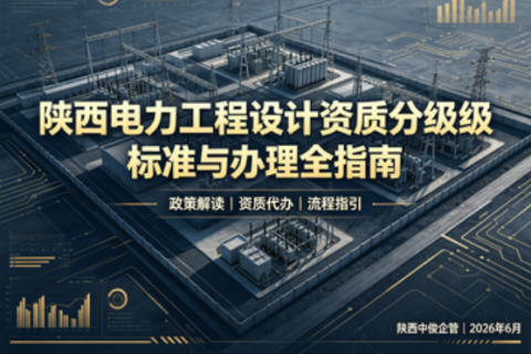 2026年陕西电力工程设计资质分级标准与办理全指南 