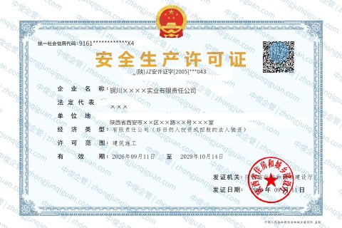 铜川××电力实业公司安全生产许可证延续办结案例（陕西铜川·2026年9月）